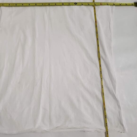 Rare Xzavier Men's SIZE M White Solid Cotton Tee Shirt Short Sleeve Round Hem - Picture 7 of 8